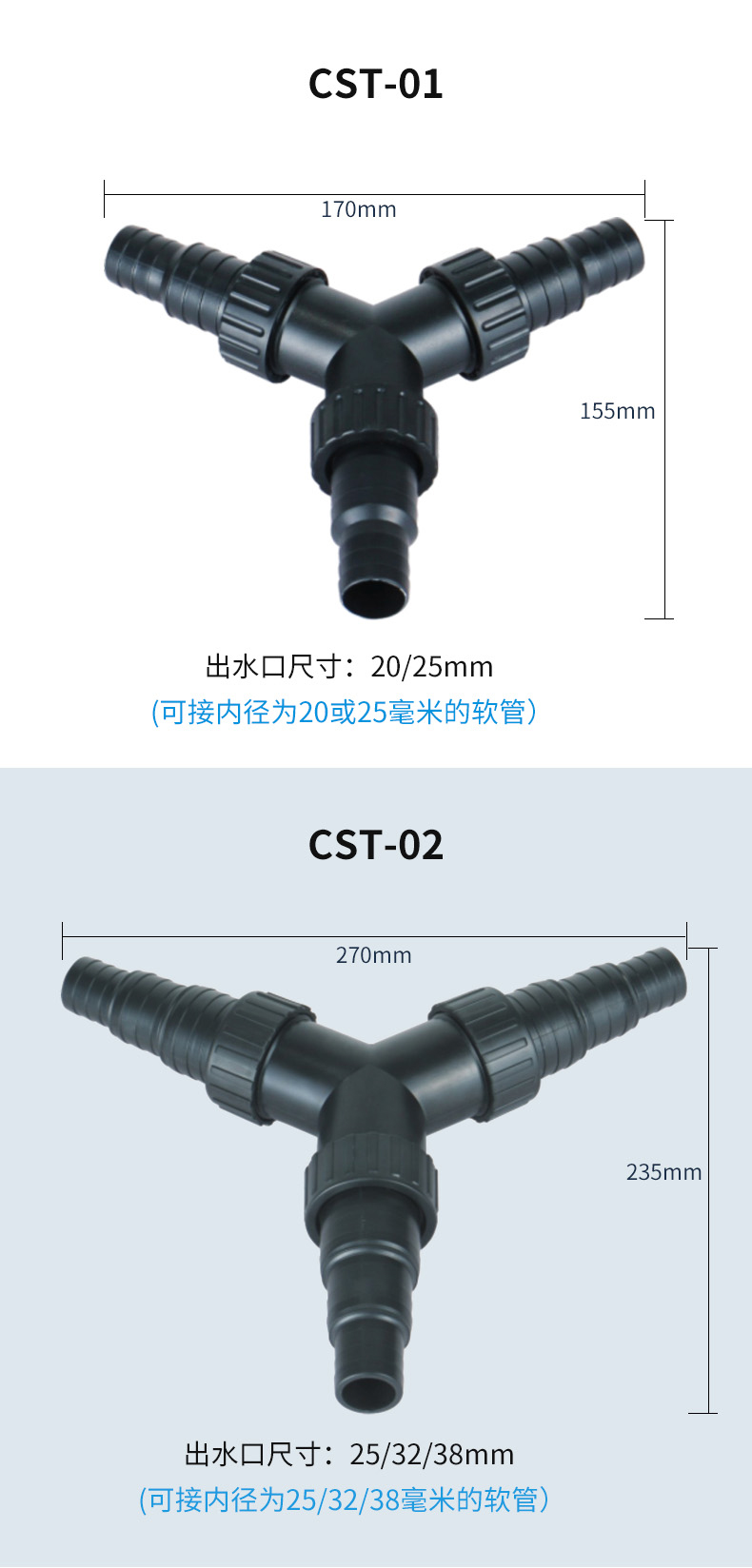 CST水管三通-森森集团股份有限公司
